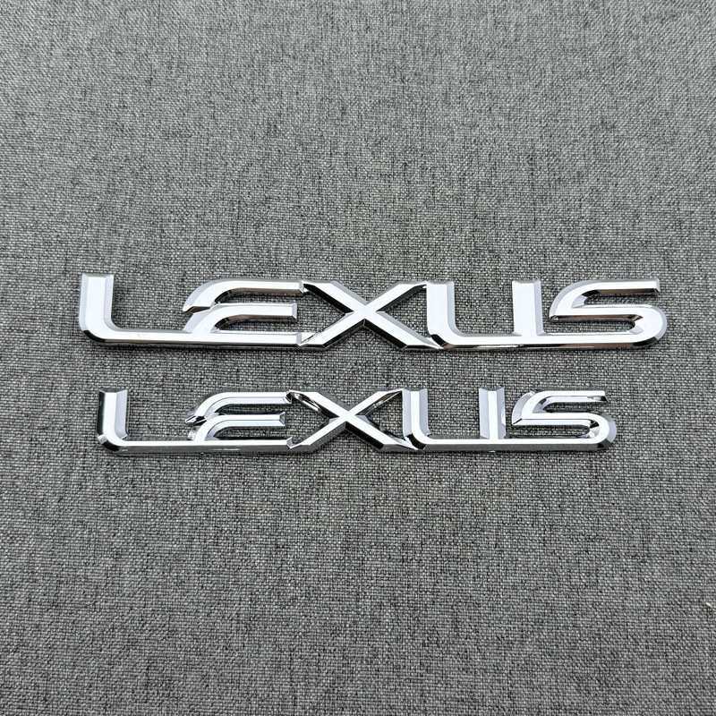 Suitable for New Lexus Lexus Car Logo Rear Trunk Car Logo Modified Tail Logo Car Rear Letter Sticker