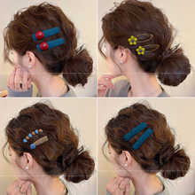 高级感复古发夹女边夹侧边刘海夹子头饰发卡少女前额无痕碎发bb夹