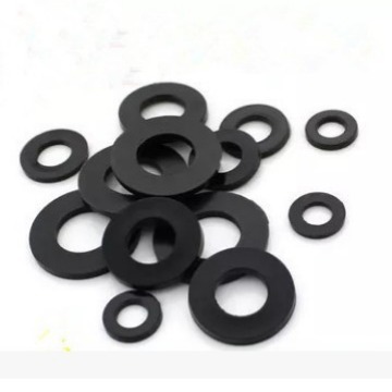 直径8-4x1MM m4黑色尼龙平垫片 塑料胶介子， 塑料绝缘平垫垫圈