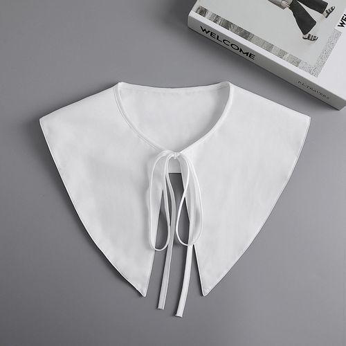 Large pointed collar women's  new spring and autumn trendy pointed collar palace style small shawl fake collar