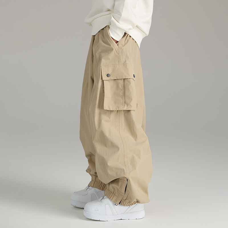 Xueyipai Loose Waterproof and Windproof Snowboard Pants Ski Clothing Men's and Women's Pants Outdoor Warm Winter