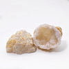 Agate white crystal, sample, natural ore, popular science decorations, pendant