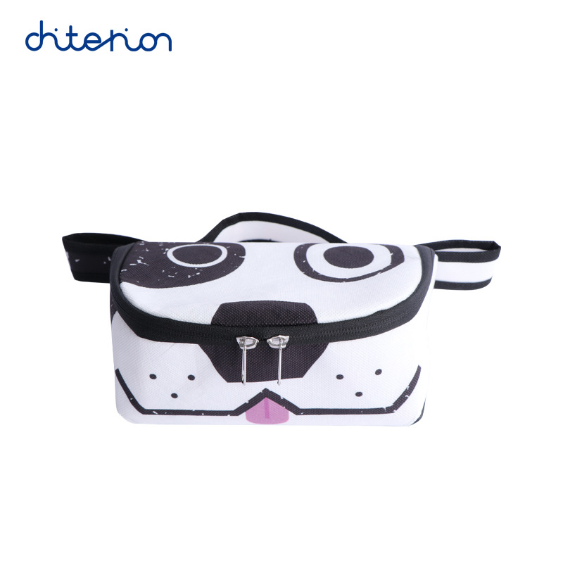 Children's Cartoon Lunch Bag Insulation Bag Cute Insulation Bag Expanding Folding Washable Aluminum Foil Lunch Mat Meal Bag