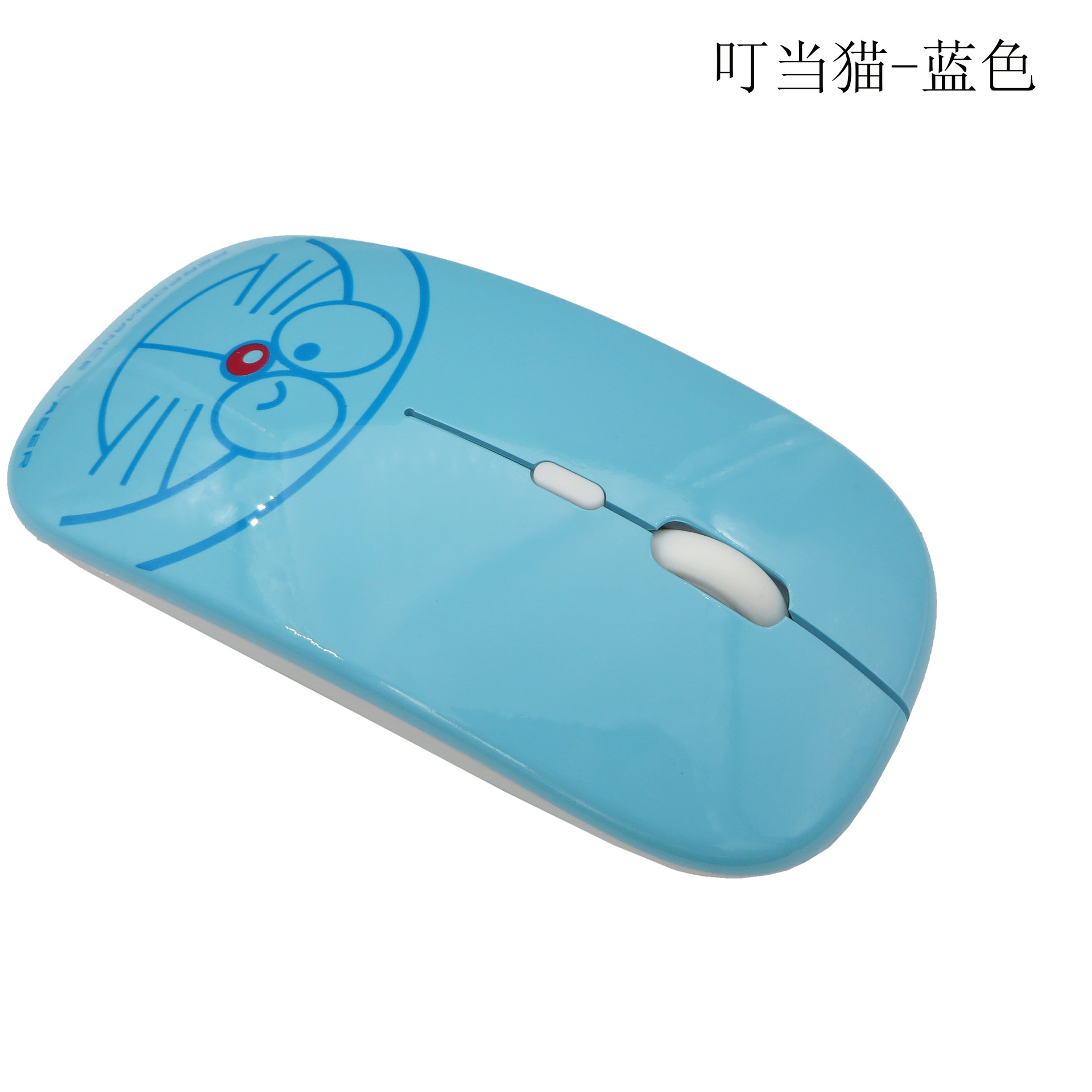Linda chica de impresión ratón ultrafino mini ratón inalámbrico de dibujos animados Doraemon gato hellokitty Doraemon