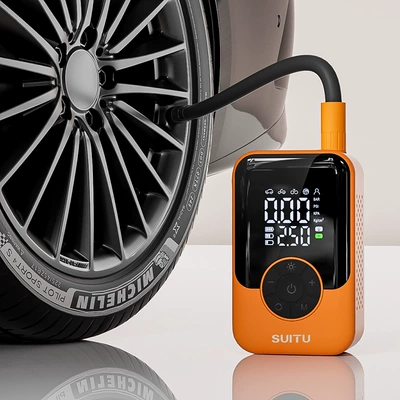 Car Air Pump, Wireless Portable Electric Air Pump, Car Air Pump, Tire Pressure Measurement, Cross-Border Exclusive Supply