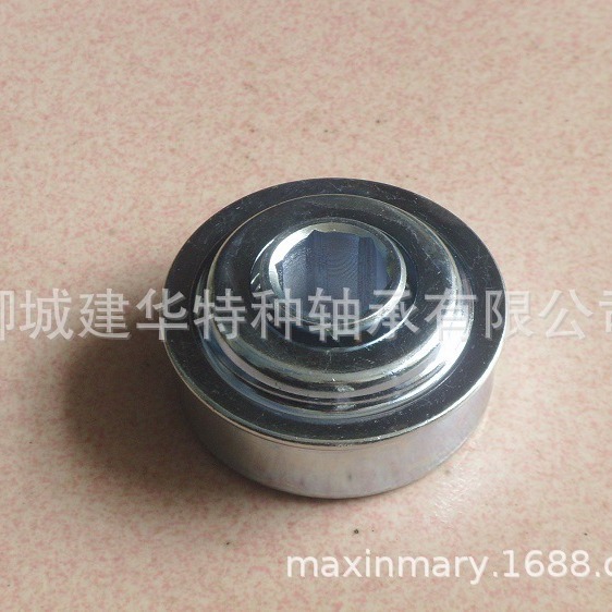 供应内六角托辊轴承冲压法兰轴承内六角轴承滚筒轴承