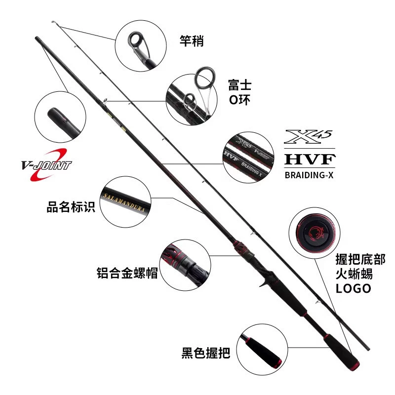 Daiwa удочка для рыбалки 26 модель SALAMANDURA MX J Salamander Luya удочка наклонный рот бас дальний заброс