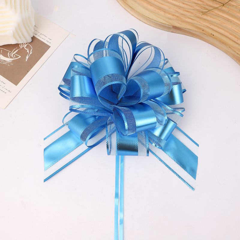 Nuevo cross-border de 50 nieve de flores de flores de Navidad de flores frescas canasta de flores metálicas embalaje de flores de mano