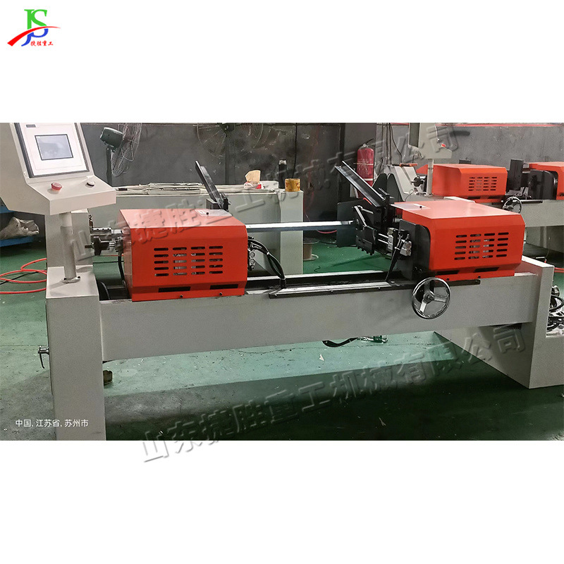 Equipo de biselado hidráulico de doble cabeza para máquina de molienda de barra redonda de alimentación automática