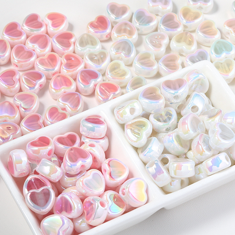 1 Piece Arylic Heart Shape Beads display picture 1