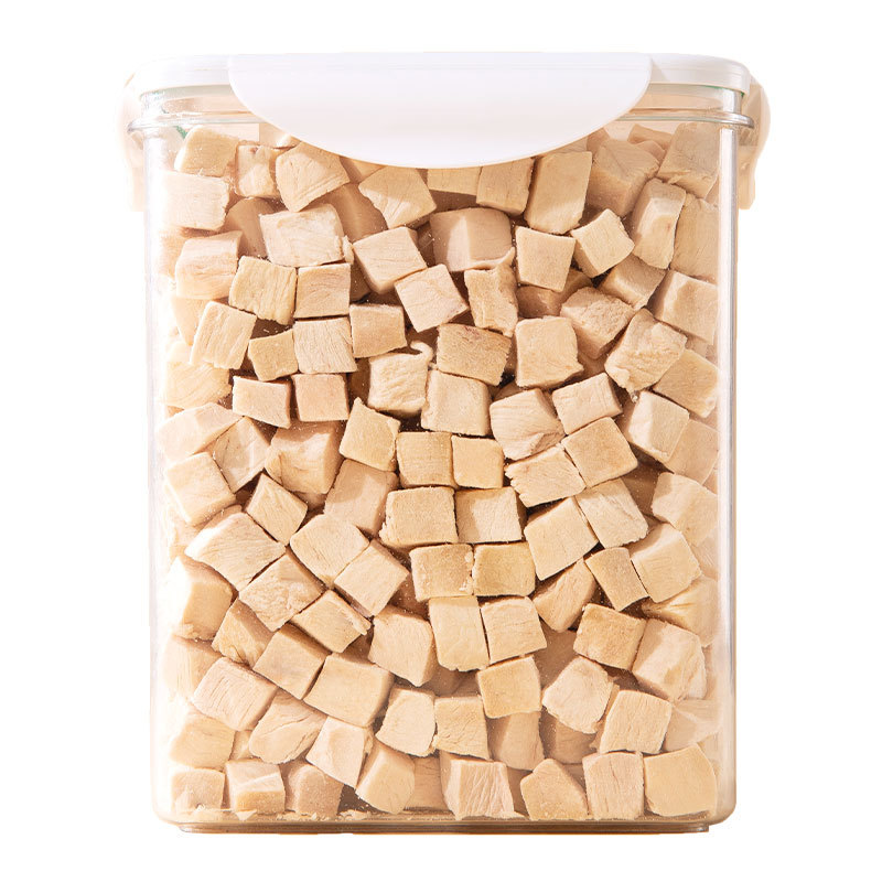 Pechos de pollo congelados, aperitivos para gatos, pechos de pollo pequeños, nutrición de pechos de pollo, aumento de peso, barba, groove, granos de pollo puro, mascotas, barril familiar