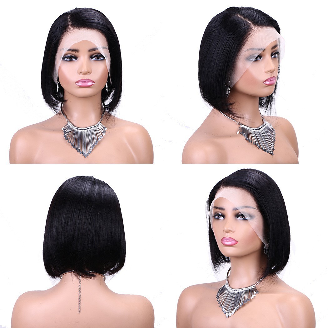 Paris Painting Teñido Verano Color del cabello El grupo de mujeres muestra cabello blanco, degradado original, corte de moda, cabello largo y liso, peluca completa