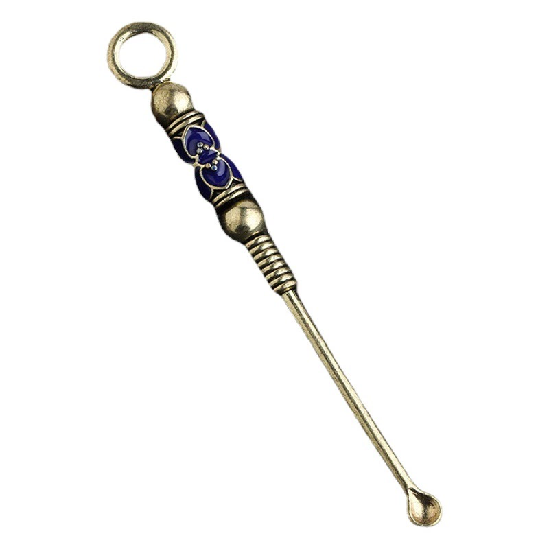 Ретро совок для ушей дракона и феникса, косметический совок для ушей, креативные портативные автомобильные брелки, аксессуары, персонализированный подарочный кулон