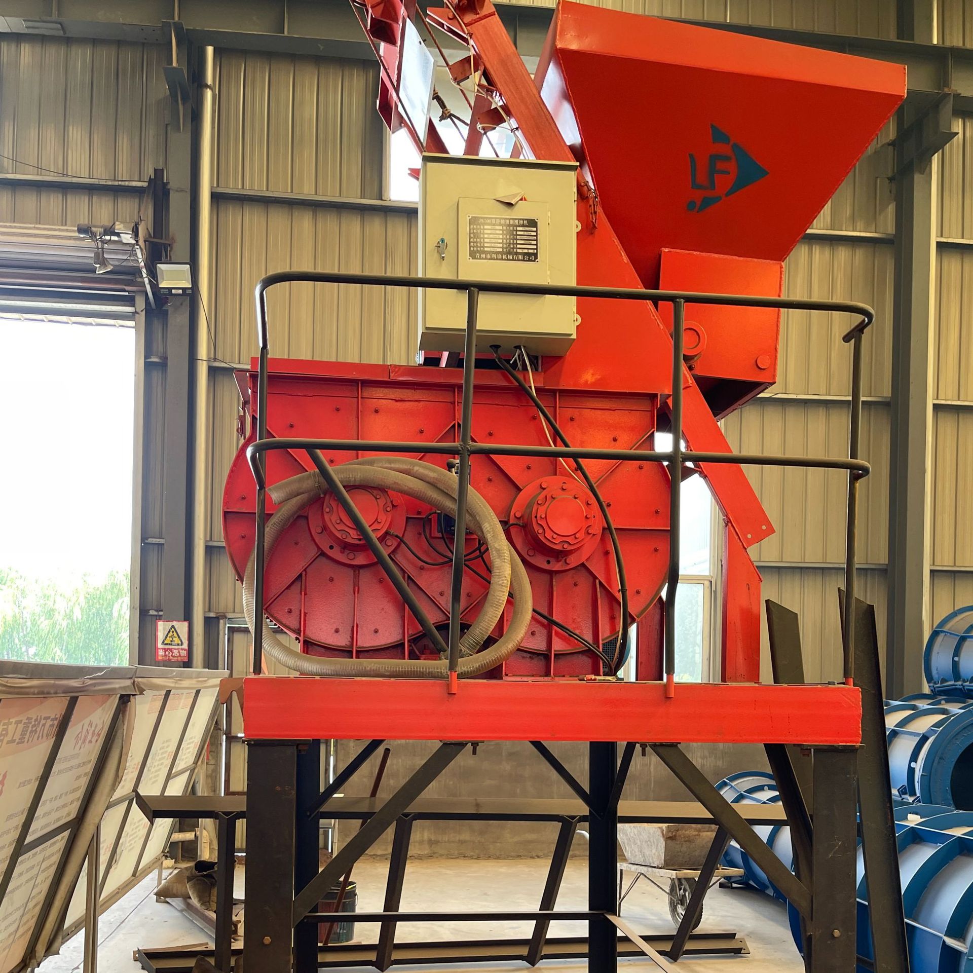 优质双卧轴强制式混凝土搅拌机 万特牌混凝土搅拌机 青州万特机械