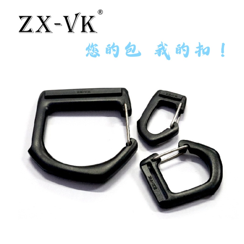 Fabricante al por mayor gancho de plástico de tamaño múltiple bolsa ajustación gancho de correa de montaña image 3