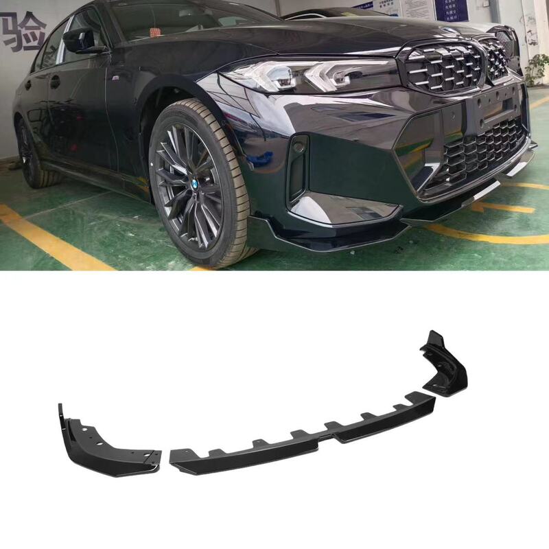 Suitable for 23-26 Bmw 3 Series G20 G28 Front Spoiler, Front Lip, Three-Section Small Body Kit, Mp Style Installation