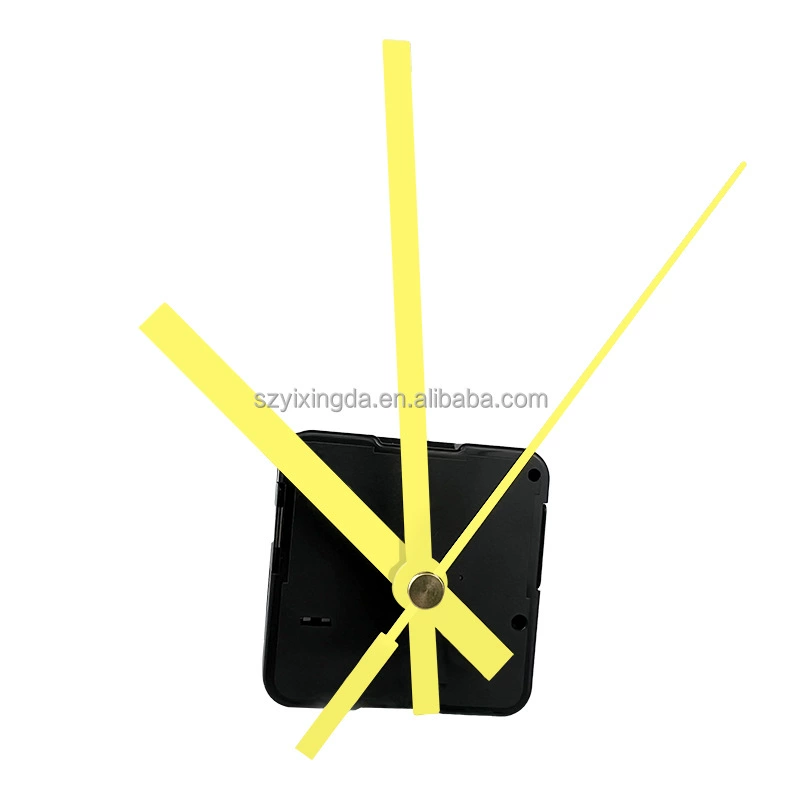 Amazon hot selling in-stock DIY influencer porcelain crystal wall clock silent scanning movement + metal clock hands 3 colors