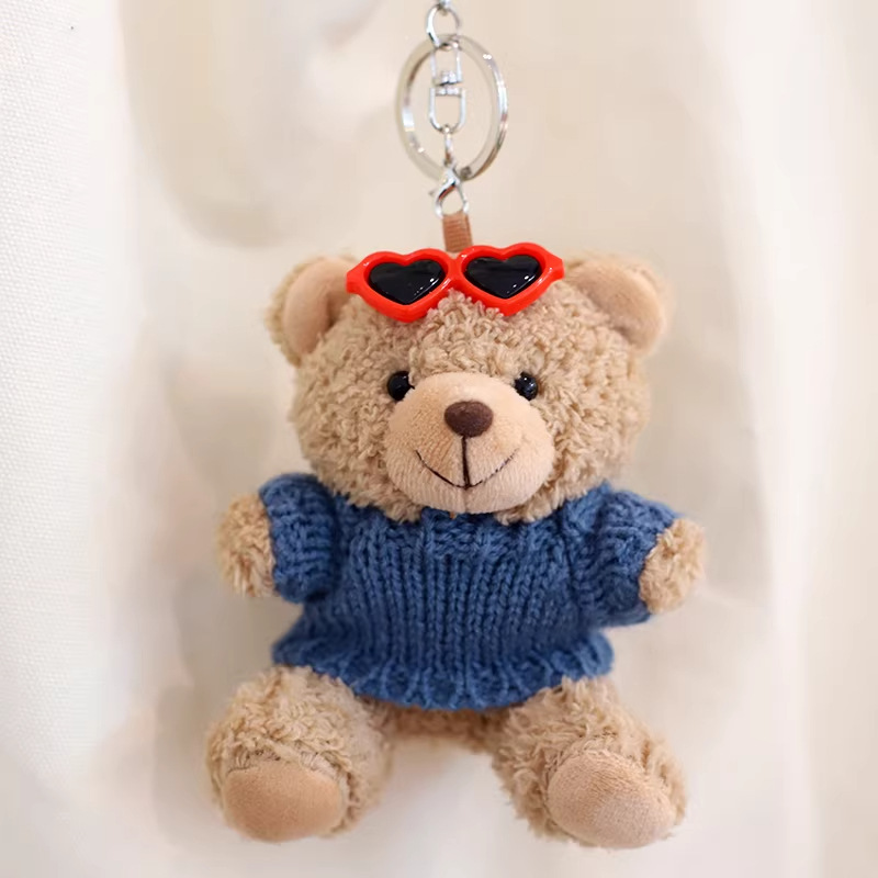 Teddy Bear bolsos colgantes muñecas bolsas de peluche llaveros bolsas de muñecas Teddy Bear muñecas eventos regalos impresión logo