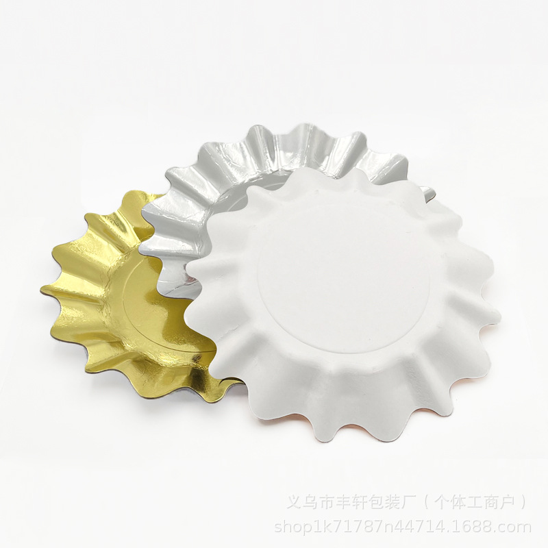 1200g bandeja de papel desechable polygonal bandeja de papel bandeja de picnic bandeja de fruta de pastel de boda de cumpleaños