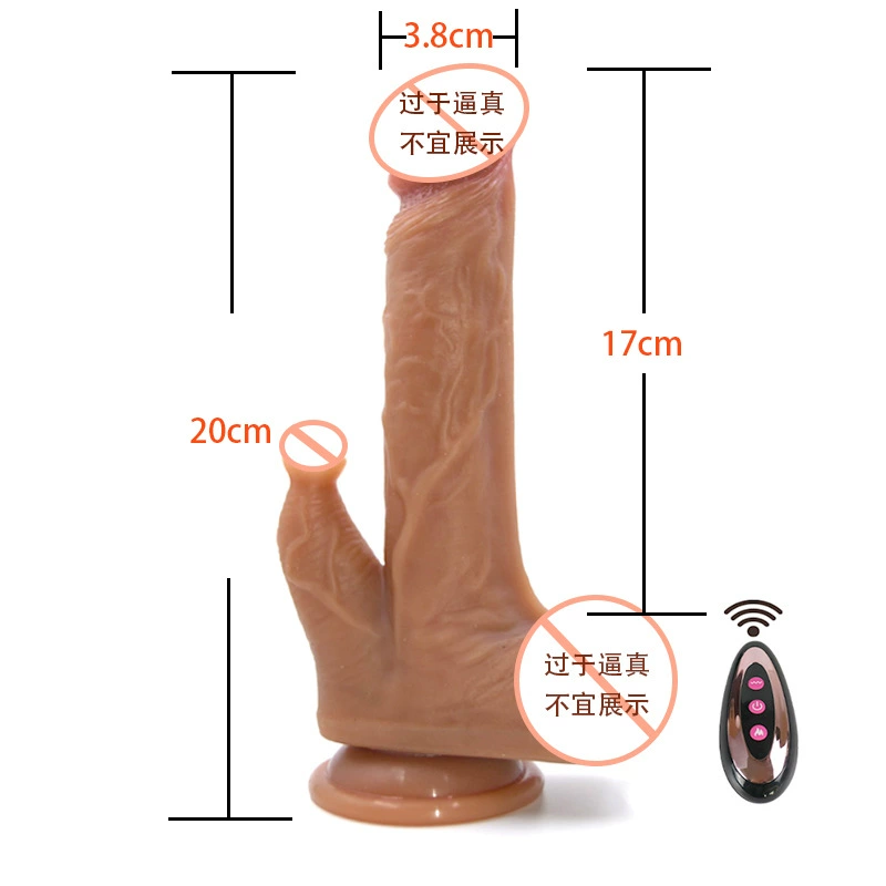 Жидко silicone женский дилдо, дилдо, язык‑лизание, телескопическая вибрация, качание, толчки, электронный язык‑лизун, Cannon King