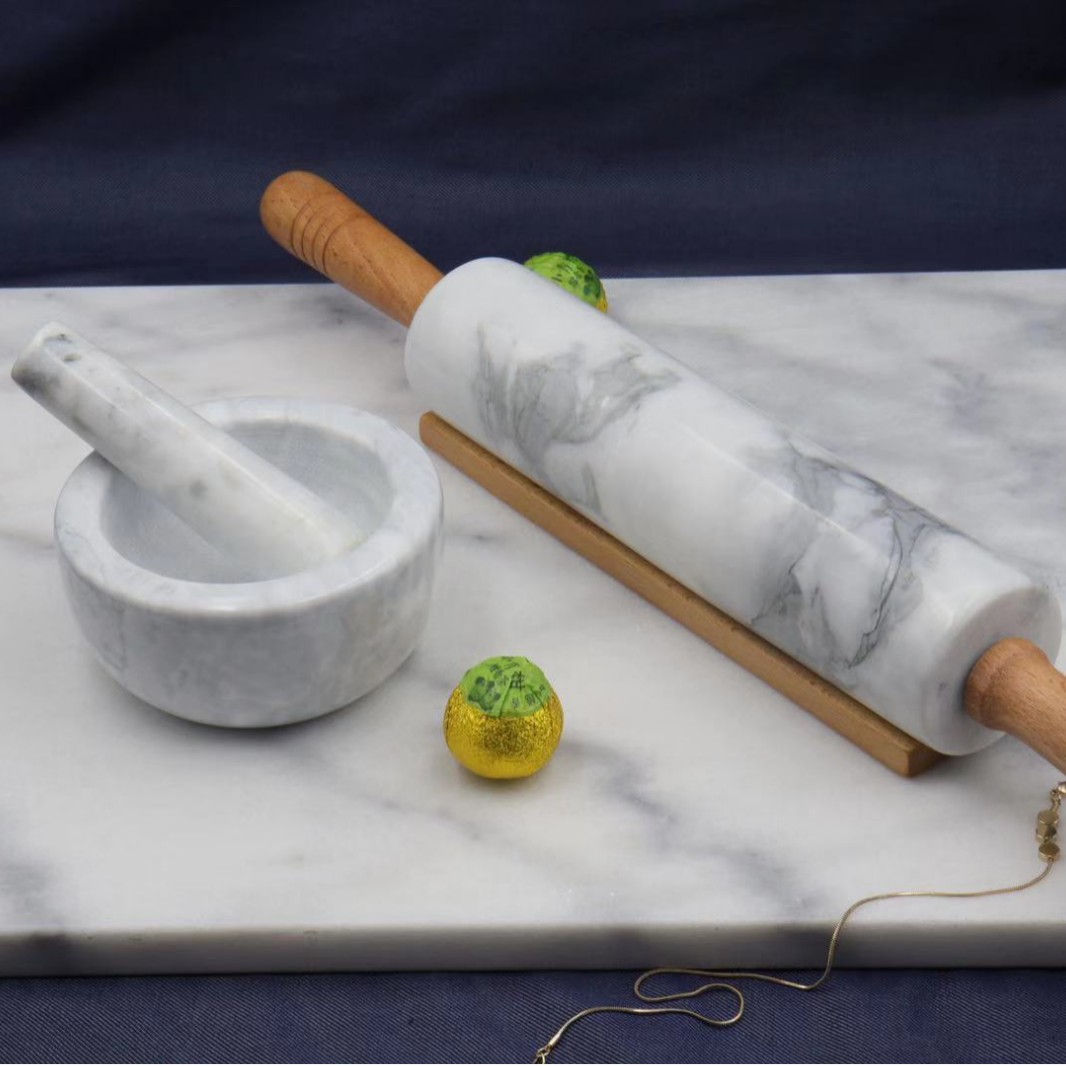 Haosheng mármol Rolling pin tamaño hogar comercial crujiente caminar martillo pastel hornear herramienta traje nuevo recomendar