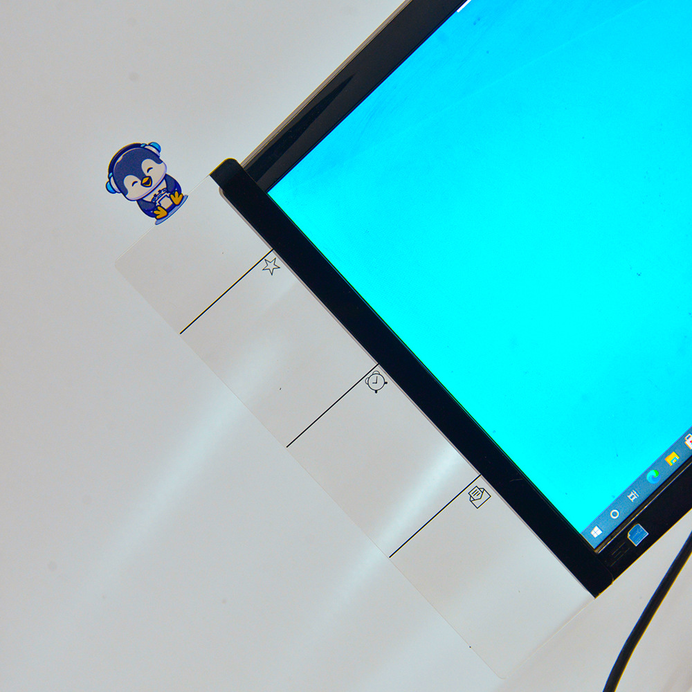 显示器留言板 显示屏侧边便利贴亚克力记事白板 电脑屏幕便签贴板详情7