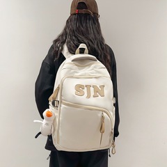 跨境大學生書包男ins學院風大容量高中學生初中生書包電腦背包女