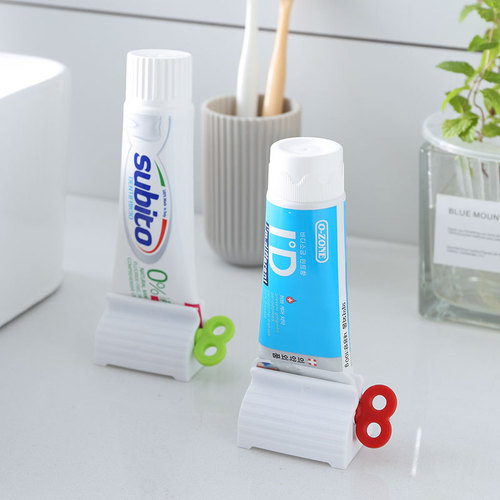 Huisi children's facial cleanser bathroom manual squeeze toothpaste clip household lazy toothpaste artifact