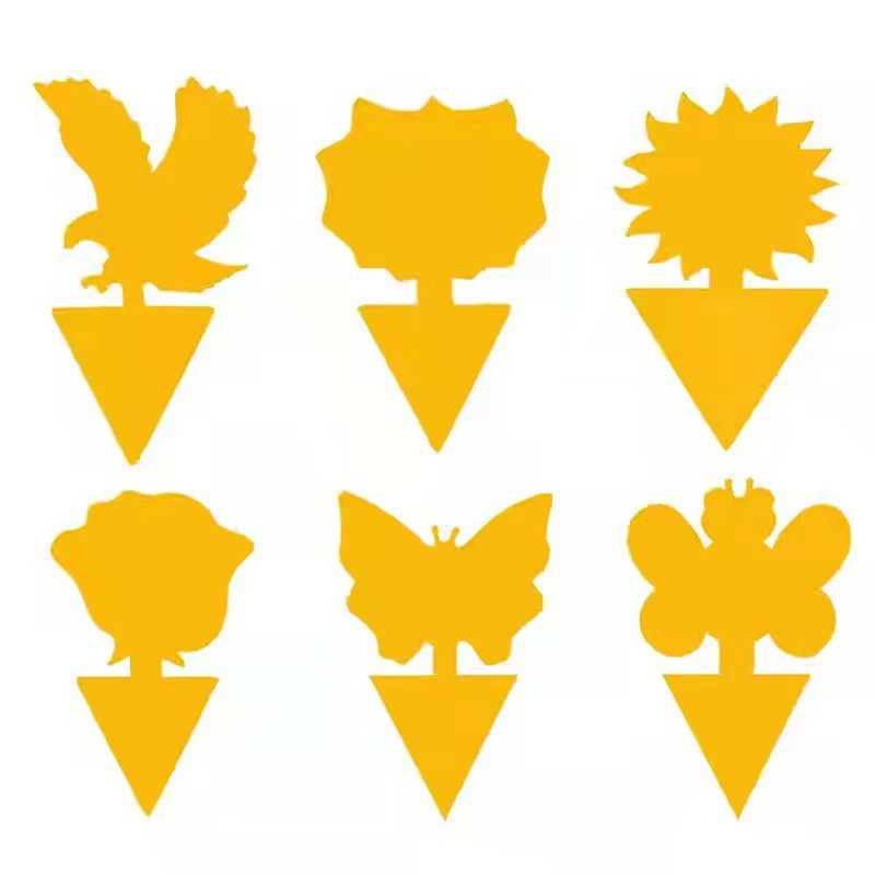 Special-Shaped Sticky Insect Board Double-Sided Yellow Board Insect Trap Sticky Trap Sticky Insect Yellow Fruit Fly Trap Cross-Border