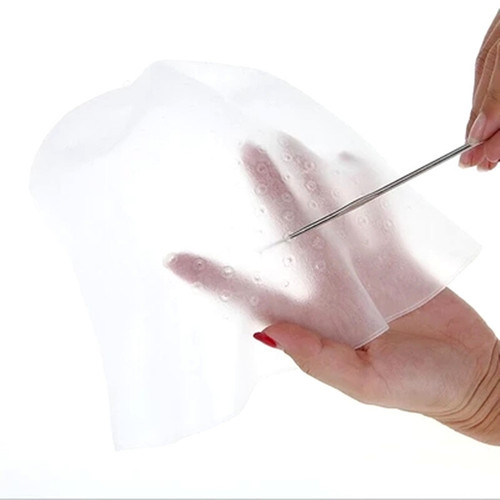 Silicone hair dye cap manufacturer direct sales hair dye cap baked oil cap silicone hair dye cap highlight color cap silicone highlight cap
