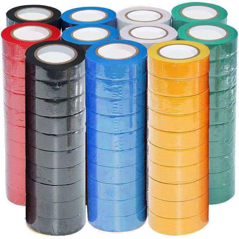 进口 电工胶布防水PVC绝缘耐高温超薄胶带高粘大卷黑色电胶布批发