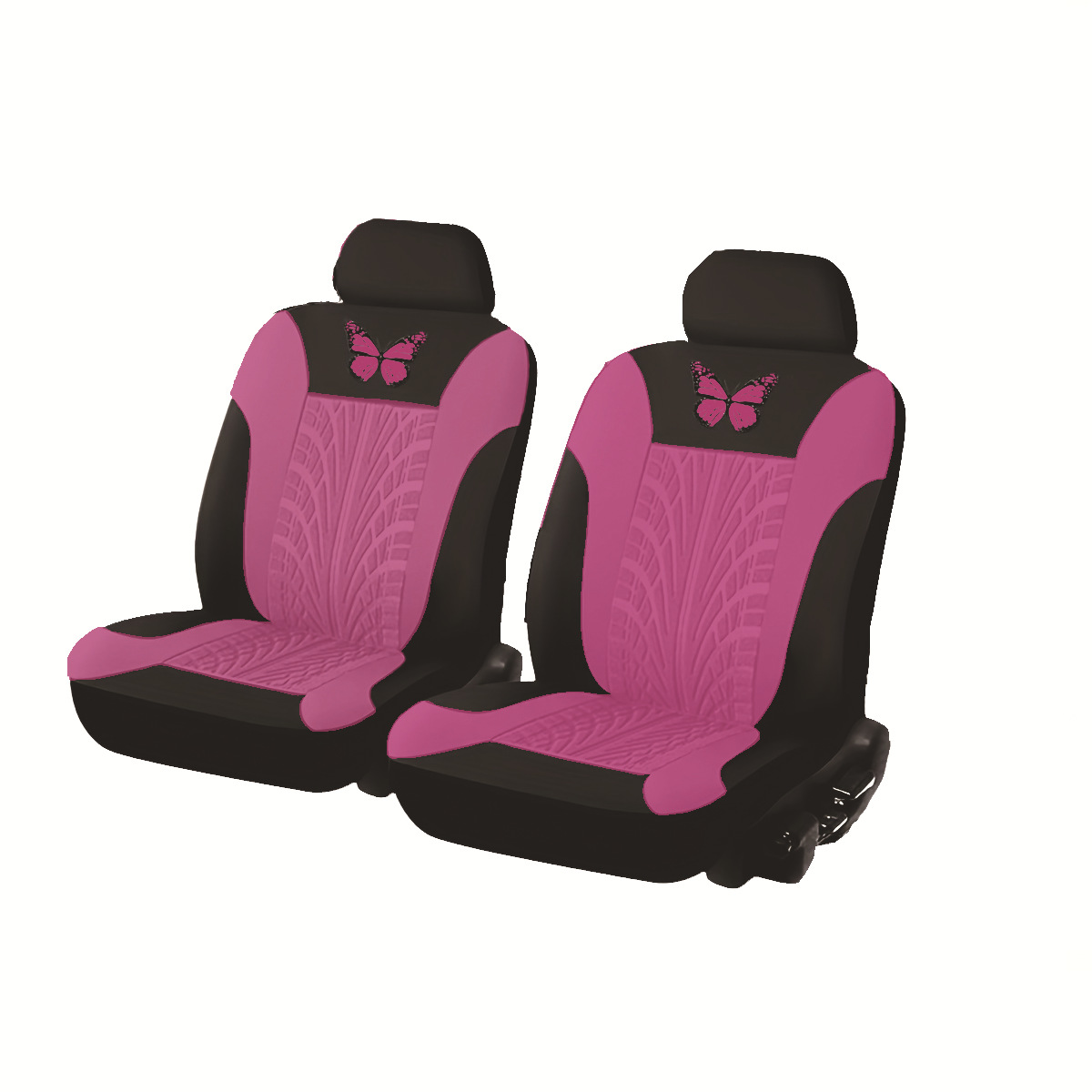 Cojín de asiento transfronterizo exclusivo para automóvil general, artesanía en relieve de mariposa, funda de asiento exquisita, cojín de asiento suave, transpirable y resistente al desgaste