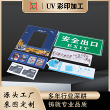 厂家推荐UV彩印喷绘橡塑金属有机玻璃 uv数码打印展示板 印刷加工