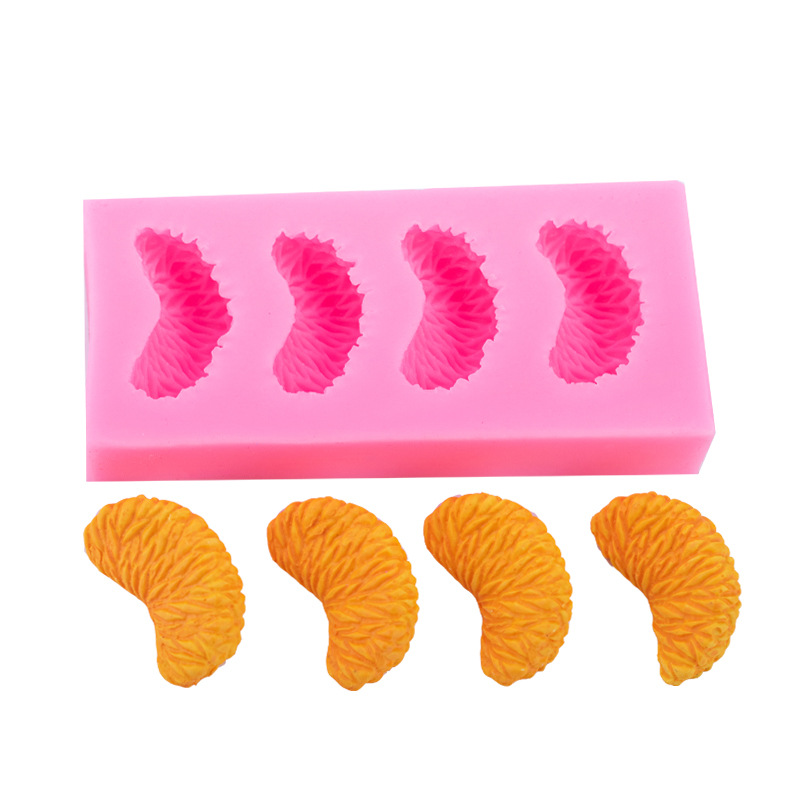 Simulación tridimensional fruta molde de silicona traje Fondant chocolate ritmo seco decoración de la torta Accesorios