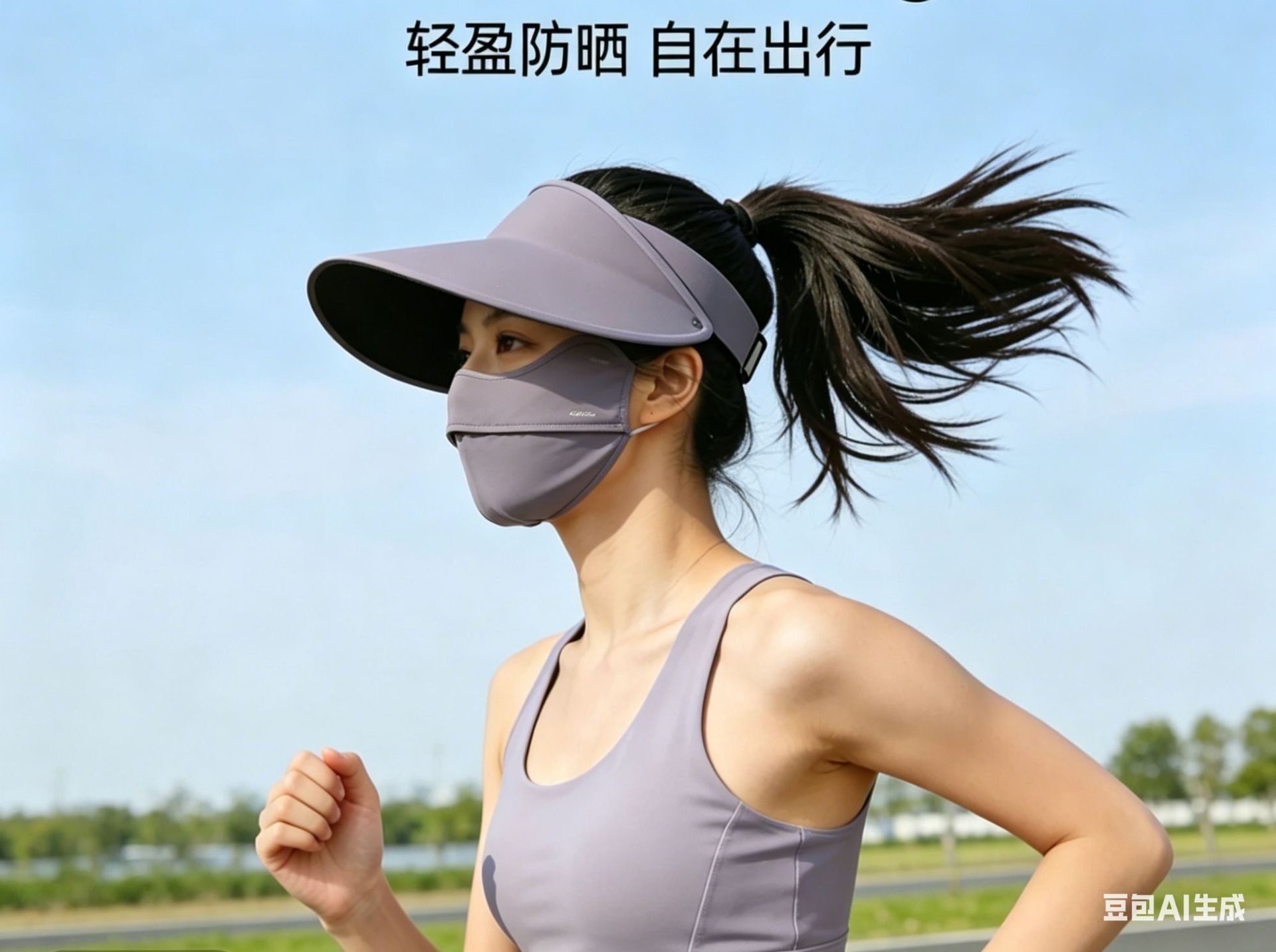 为图片人物添加防晒面罩