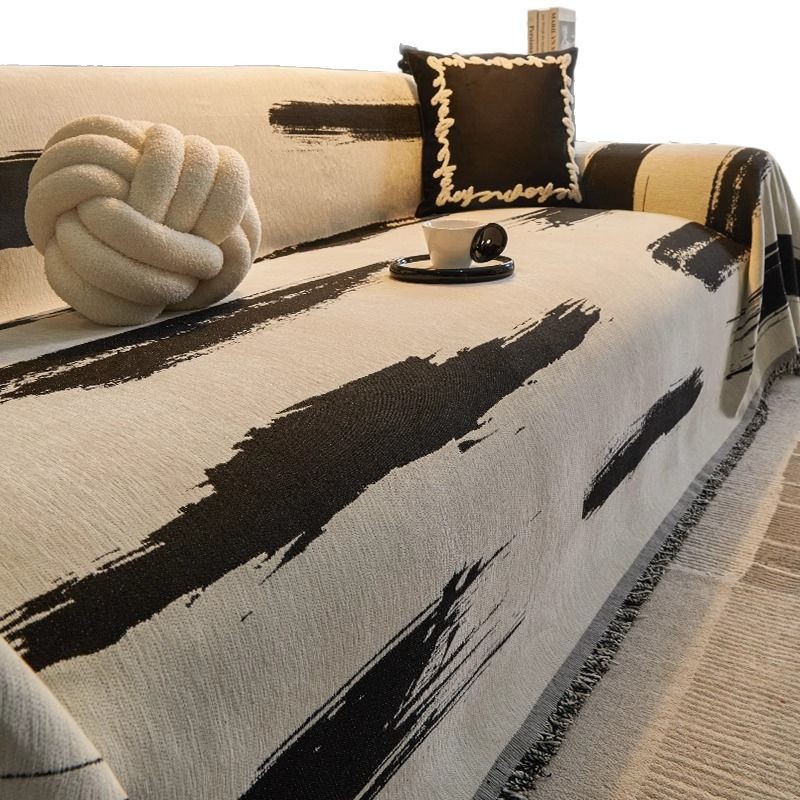 Cuatro estaciones de toallas de sofá general de Chenille 2025 nuevo lujo ligero de alto nivel sensación recta cojín antideslizante cubierta