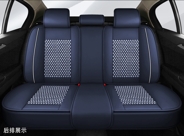 Leather Car Seat Cushions for Five Seats, Cross-Border Export Manufacturers, Four-Season Suitable Car Supplies Seat Cushions, Seat Covers Wholesale