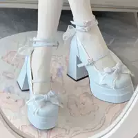 Milk Party 4.0 Туфли Лолита Лолита Туфли с круглым носком Милые и милые вечерние туфли на высоком каблуке