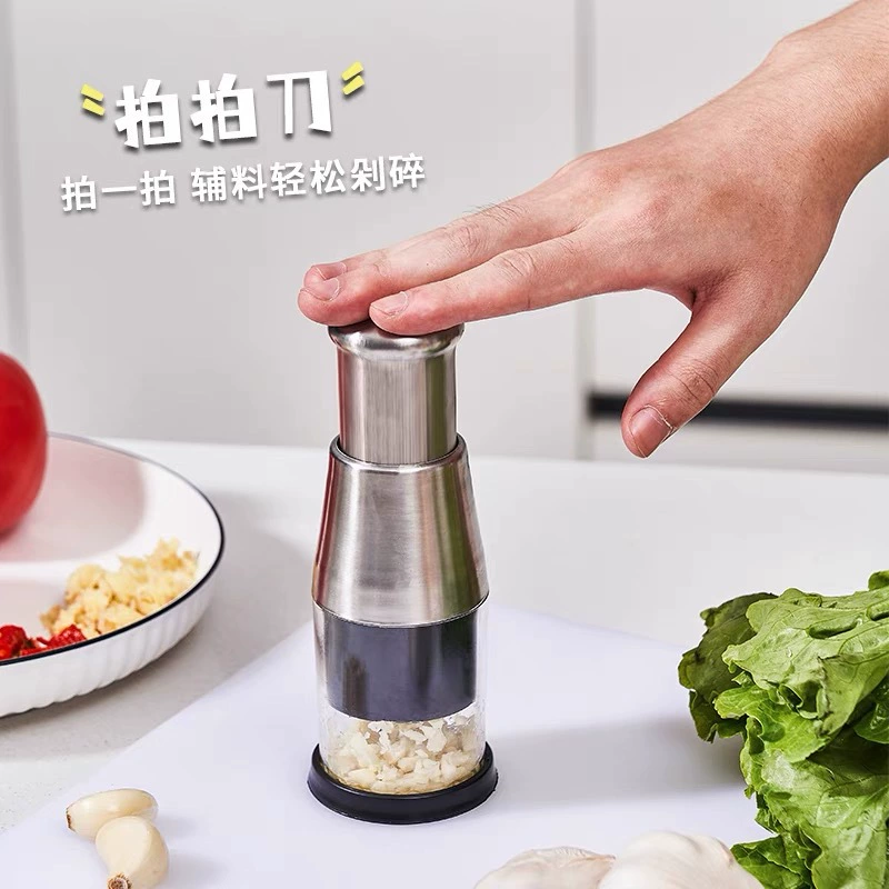 Немецкий ракеточный нож кухонная чесночная мельница из нержавеющей стали специальная чесночная мельница черная Технология многофункциональный ручной чесночный пресс