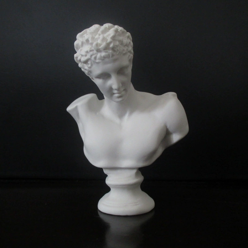7cm Hermes resin imitation gypsum mini figurine Nordic desktop ornament ins style sculpture ornament