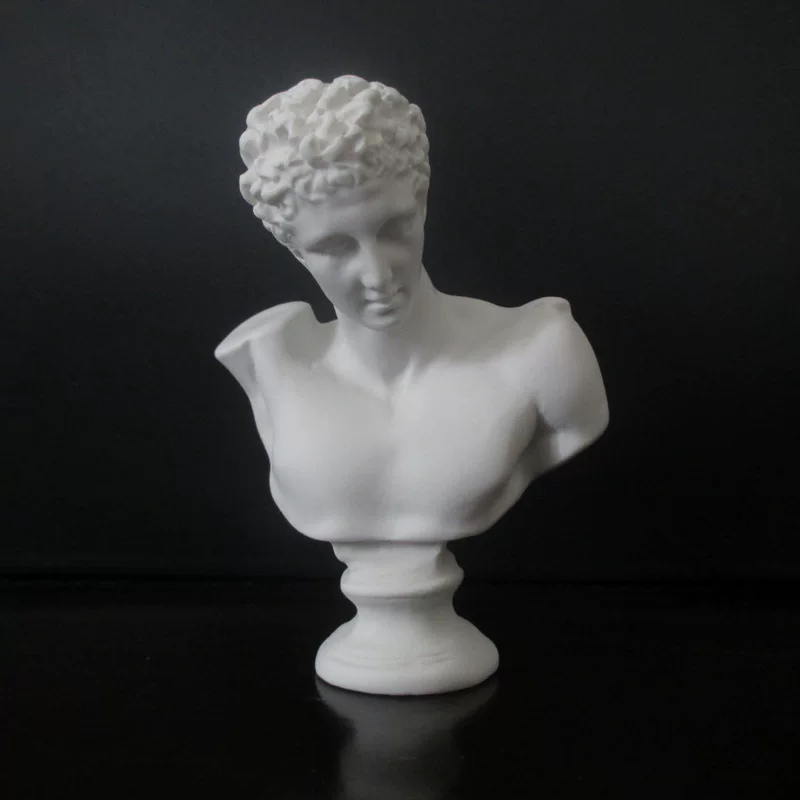 7cm Hermes resin imitation gypsum mini figurine Nordic desktop ornament ins style sculpture ornament
