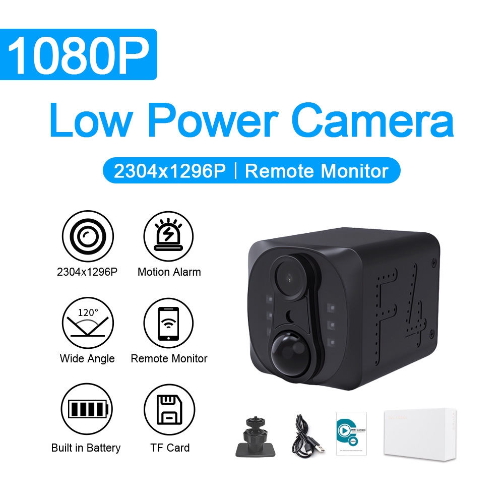 WD22��������ͷ3MPҹ�ӹ�Ǳ���PIR����WIFI�͹��ĶԽ����������