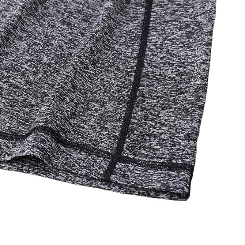 Personalizado verano nuevo color sólido de luz deportiva secado rápido camiseta de manga corta cuatro agujas seis hilos camiseta de marca de absorción de sudor