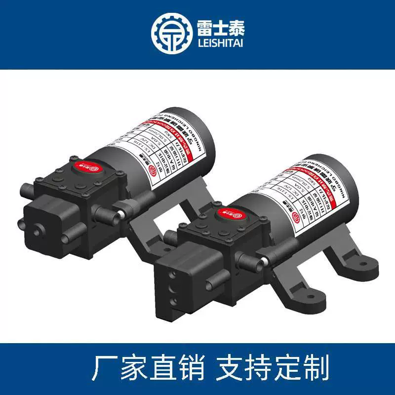 Электрический мембранный насос 12 В 24 В бытовой самовсасывающий насос постоянного тока небольшой завод по охлаждению распылением прямой водяной насос Rex Tai