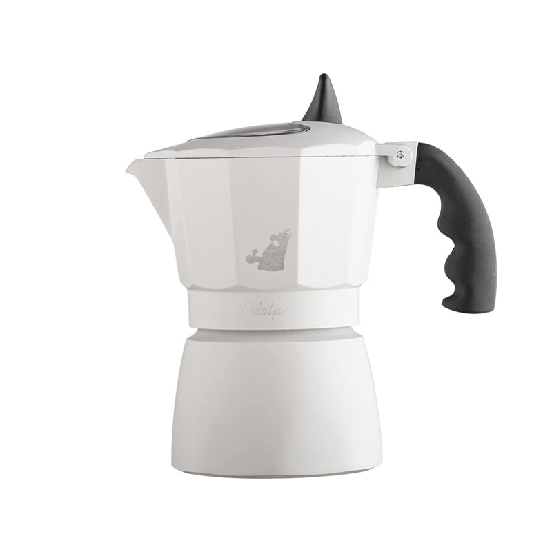Кувшин-мока (Adolph) Дятел, алюминиевая espresso-кофеварка с двойным клапаном, 2 чашки, для улицы