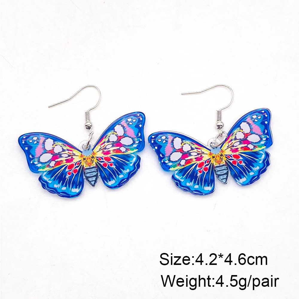 Drop Earrings Classification 1 Pair Casual Simple Style Butterfly Arylic Drop Earrings
