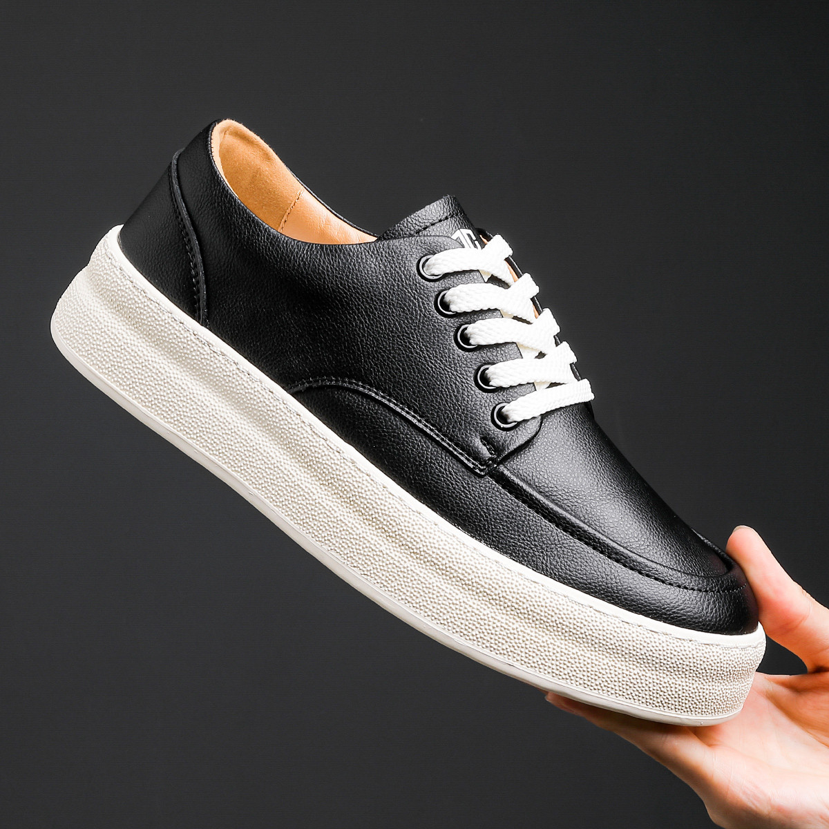 Neue bequeme Jungenschuhe Straßentrend Casual Style Herren Sneakers Sport weiße Schuhe modische All-Match-Low-Top-Schuhe_voghion.com
