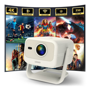 New R2F Smart Projector Fhd 4K Home Theater Video Projecteur