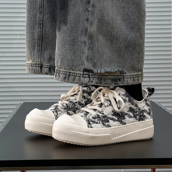 2025 new low canvas shoes sports casual men's shoes niche platform increased shoes men's a generation of X280
