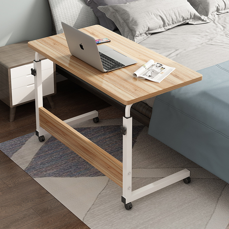 A generation of computer desk bedside table mobile lifting small table household wheeled small notebook computer bracket
